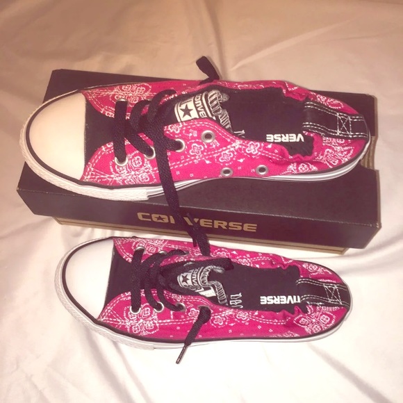 Converse Shoes Rare Bandana All Star Converse Berry Pink Poshmark